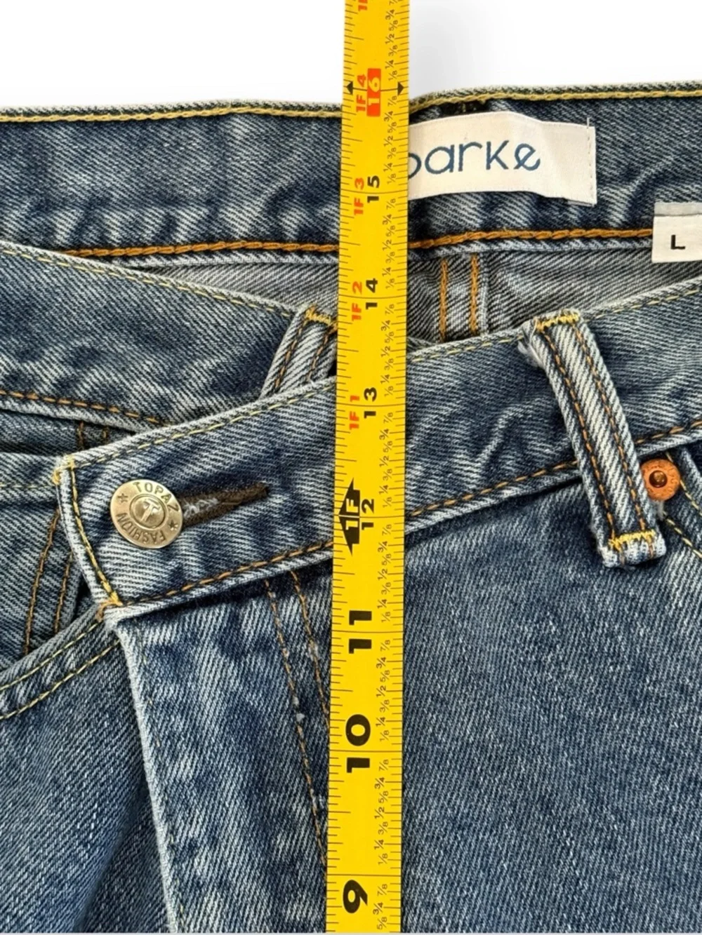 PARKE x Daily Drills Crossover Jean Large 31/32 Baggy Distressed - Picture 14 of 15